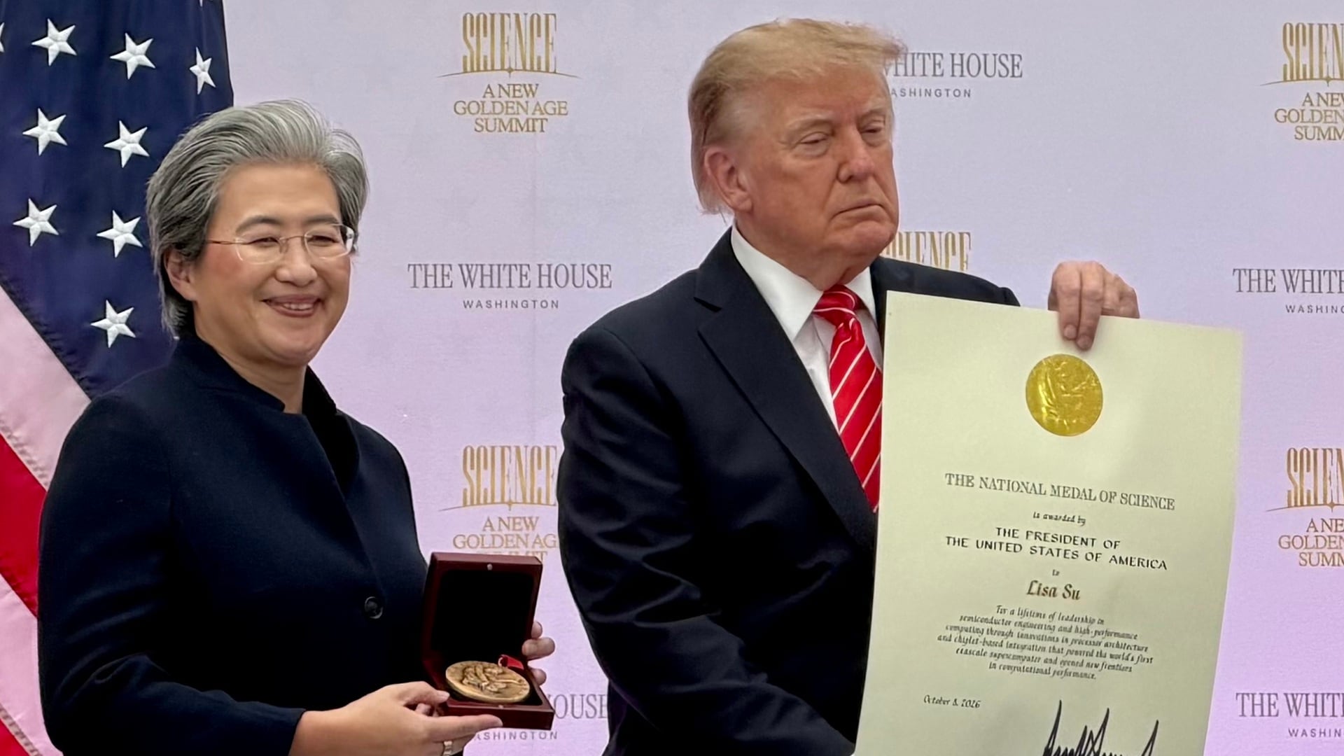 AMD CEO Lisa Su Receives National Medal of Science