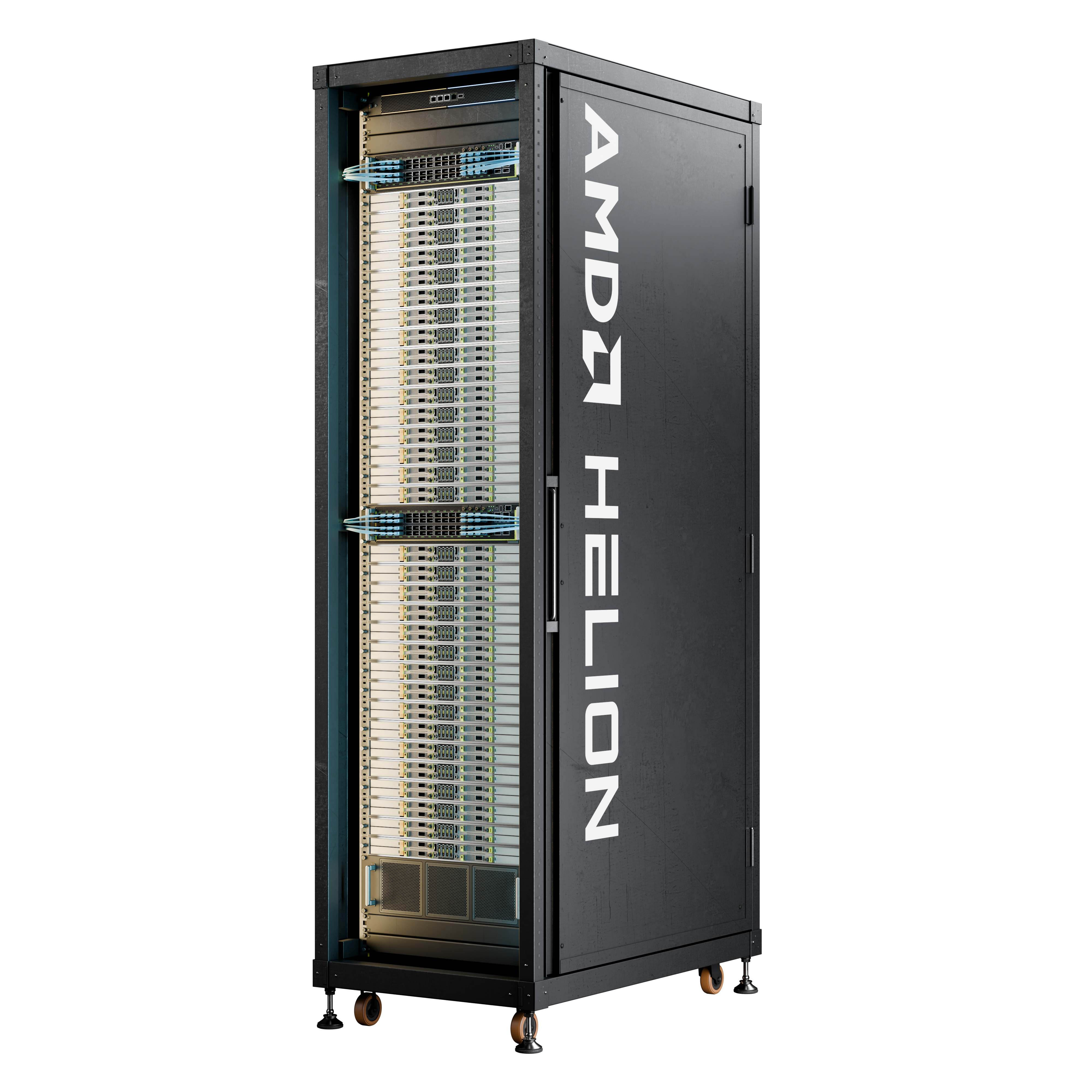 AMD Helion: AMD apresenta rack aberto para IA agentica com até 32.768 núcleos EPYC